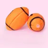 Rugby Football Pet Toys Emamelled Ball Dog Hair Sliping Teeth Cleaning Dog Training 122565