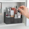 Opbergdozen spiegel kast make -up organisator met scheiding plastic eenvoud verband met cosmetische organisator huidverzorging lippenstift