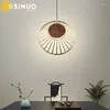 Pendant Lamps Nordic Restaurant Hanging Creative Shell Style For Living Room Bedside Bar Personality Decora Chandelier Luminaire