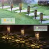Luci da giardino solari Lampada da giardino per esterni di dimensioni più grandi Illuminazione paesaggistica a LED impermeabile per passerella per prato, patio