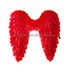 Party Decoration Angel Feather Wings Halloween Christmas Props Stage Performance Show Scene Layout Black Red White