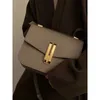Luxurys 브랜드 디자이너 어깨 가방 Crossbody 가방 토트 2023 새로운 Demellier 여성 가죽 어깨 빛 브랜드 작은 사각형 가방 선물 상자 공장 직접 판매