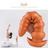 Articles de beaut￩ 35 cm ￉normes anus de bouchons de bouchons de bouchons de bougie masseur en silicone doux stimulateur de clituisant G-spot masturbator anal toys