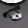 Bangle Eye Rhinestone Personlighetsarmband Shourouk Barock Överdriven modetemperament Eyes Tassel 712