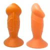 Skönhetsartiklar mjuk enorm anal plug med sugkopp Stora penis rumpa silikon stor dildo anus expandera vuxna sexiga leksaker för unisexy