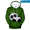 Męskie bluzy z kapturem 3d panda bluza swoboda bluzy mężczyźni kobiety moda z kapturem urocze bluzy Harajuku duże topy