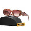 مصمم العلامة التجارية نظارة شمسية كرواسان الكراك المجسمة OPR 13ZS Vintage Symbole Signature غير منتظمة Square Sun Glasses Party Shades With Box