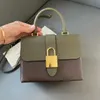 M44322 LOCKY BB klassieke clutch pochette Tas vintage Luxe Designer Echt Leer Dames heren CrossBody portemonnees handtassen beroemd met schouderriem reistassen