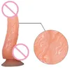 Beauty Items Realistic Inflatable Dildo with Suction Cup Release Button Pump Expandable Massager sexy Toy for Women Men