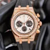 2023 U1 Toppkvalitet AAA Watch Mens Watches Mechanical Movement Watch Wristwatch 42mm Soft Rubber Strap Sapphire Waterproof Orologio Di Lusso Flera färger