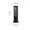 Waterproof LED Garden Lawn Lamp Iron Acrylic Villa Park Pillar Light Courtyard Landscape Lighting Decoration Pathway