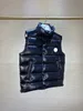 Gilet da uomo di marca Gilet da donna con colletto alto Gilet invernale Gilet invernale con stemma sul petto ricamato Cappotto caldo