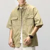 Men's Casual Shirts Trendy Comfortable Colorfast Summer Shirt Wear-resistant Tops Cool Men Clothes