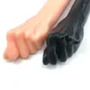 Beauty Items Super Huge realistic Fist Dildo Hand Touch G-spot Anal Plug Vaginal Masturbation TPE Suction Cup sexy Toys for Unisexy Couple Gay