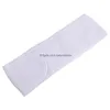 Headbands Towel Headband Spa Face Wash Makeup Sweat Head Wrap Nonslip Stretchable Washable Hair Band For Sports Hairbands Drop Deliv Dhjcn