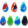 Portable Colorful Smoking Silicone Multifunction Universal Cartridge Convert Joint Adapter Herb Tobacco Oil Rigs Waterpipe Filter Dabber Caps Bong Hookah Holder