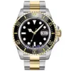 Fashios Bekijk keramische bezel 43 mm rood 18ct gouden zeegeweller oystersteel 126603 glide lock clasp master automatische mechanische mannen Wat226W