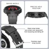 for Samsung Galaxy Watch 5 Pro 45mm Soft Silicone Rugged Protective Case Band Strap Cover