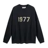 Sudaderas con capucha Sudaderas Diseñadores Hombres 1977 Sudadera con capucha Letra negra Impresión Hip Hop High Street Pareja Jersey