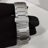 メンズ腕時計グリーンフェイス自動機械ムーブメントガラス底スチールストラップ腕時計ローズゴールドベゼル 40 ミリメートル腕時計