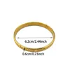 Bangle 4Pcs Wedding Dubai Bangles For Women Man Ethiopian Jewelry Gold Color Africa Bracelets Arab Birthday Gifts Drop Delivery Dhaue