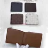 new L bag billfold High quality Plaid pattern women wallet men pures high-end luxury s designer L wallet