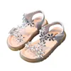 Buty sportowe Sandały Dziecko Princess 36 Letnie dzieci Dziewczyny Dziewczyny Crystal Flower Sandalias Sandalias