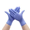 20 قطعة Titanfine Blue Latex مجانًا فاحش مطاط قفازات نيتريل للطب للطبي