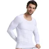 Men's Body Shapers Men's Shaper Long Sleeves Tshirt Sweat Shirt Slimming Underwear Waist Trainer Shapewear Tummy Control Man