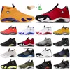 2023 14S Jumpman Basketball Shoes Mens treinadores 14 University Gold Gym Red Black Toe Candy Cane Hyper Royal Outdoor Sport Sneakers com Box Jordon Jordam