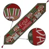 Juldekorationer stickad tyg dukduk matbord kreativt hem dekoration kl￤ upp xmas party dekoration2022