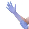 6 pairsStock in USA Disposable Powder Free Factory Price Ice Blue Nitrile Medical Examination Work Touch Screen Gloves