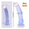 Beauty Items Transparent Soft Jelly Dildo sexy Toys For Women Suction Cup Penis Female Masturbator Realistic Anal Strap On Lesbian Adult