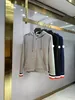 Designer French men's pocket hooded jacket fashion hoodie brand ladies luxury sleeve label hooded sweatshirt casual street hoodie