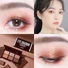 6 Colors Eyeshadow Palette Cosmetics Hot-selling Matte Eye Shadow Waterproof Long Lasting Shiny Women Beauty Makeup