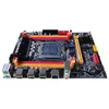 Placas -mãe -x79 PC placa -mãe E5 2650 V2 CPU 4X DDR3 4GB RAM SATA CABO H61 CHIP LGA2011 Slot de memória M.2 NVME