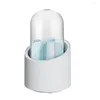 Caixas de armazenamento 3 cores Compartamento de moda design Organizador de pincel portátil suporte de maquiagem de grande capacidade banheiro