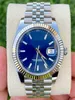 Luxus-Armbanduhr Datejust 41 126334 Jubilee-Herrenuhr mit geriffelter Lünette und blauem Index