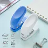 Portable Mini Hole Punch for Binder Paper Planner Ring DIY Cutter Craft Machine Office School Stationery