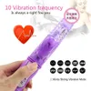 Beauty Items G-spot Dildo Konijn Vibrator Vrouwelijke Vagina Clitoris Dubbele Vibratie Masturbator sexy Speelgoed Volwassen Producten