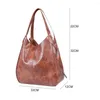 Evening Bags Geestock Vintage Top-Handle Designers For Women Luxury Shoulder PU Leather Totes Female Fashion