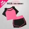 Gym Kleidung 2022 2 stücke Sport Frau Sportswear Yoga Set Trainingsanzug Für Frauen Kurze Hosen Top Fitness Anzüge Sport