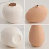 VASES HOME DECOR VASE SIMPLE装飾セラミックオフィスデスクトップデコレーションホワイトリビングルームフラワーアレンジメント