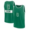 Custom Jayson Tatum 0 Jersey de baloncesto Robert Williams 44 Jaylen Brown 7 11 Payton Pritchard Larry Bird 33 Hombres Mujeres niño prensado en caliente Verde blanco Jerseys XS-4XL