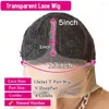 Desgirl 180 Dichte HD transparente Wasserwelle 13x5x1 T-Teil Lace Front Perücke peruanisches Echthaar für Frauen 30 Zoll