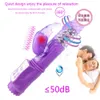 Beauty Items G-spot Dildo Konijn Vibrator Vrouwelijke Vagina Clitoris Dubbele Vibratie Masturbator sexy Speelgoed Volwassen Producten