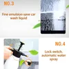 Car Washer Premium Hand Pump Snow Foam Generator Sprayer Watering Can Adjustable Window Cleaning Washing Pressure Nozzle L41A