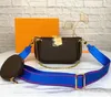 Nowa torba GGs Louiseity Viutonity LVs ulubione torebki damskie ze skóry naturalnej modne torebki akcesoria torebki Mini 3 szt. Zestaw Crossbody na ramię