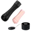 Schoonheid items Joy of Life Electric Hercules Cup Masturbation Heren Appliances Echte vaginale mond Realistische verwarming Sucker Male sexy speelgoed