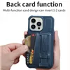 Luxury cases Leather Card Slot Soft Phone Case For iPhone 11 14 Pro 13 12 Pro Max 14 Plus Business Wallet Strap Stand Top Grade Bag Cover